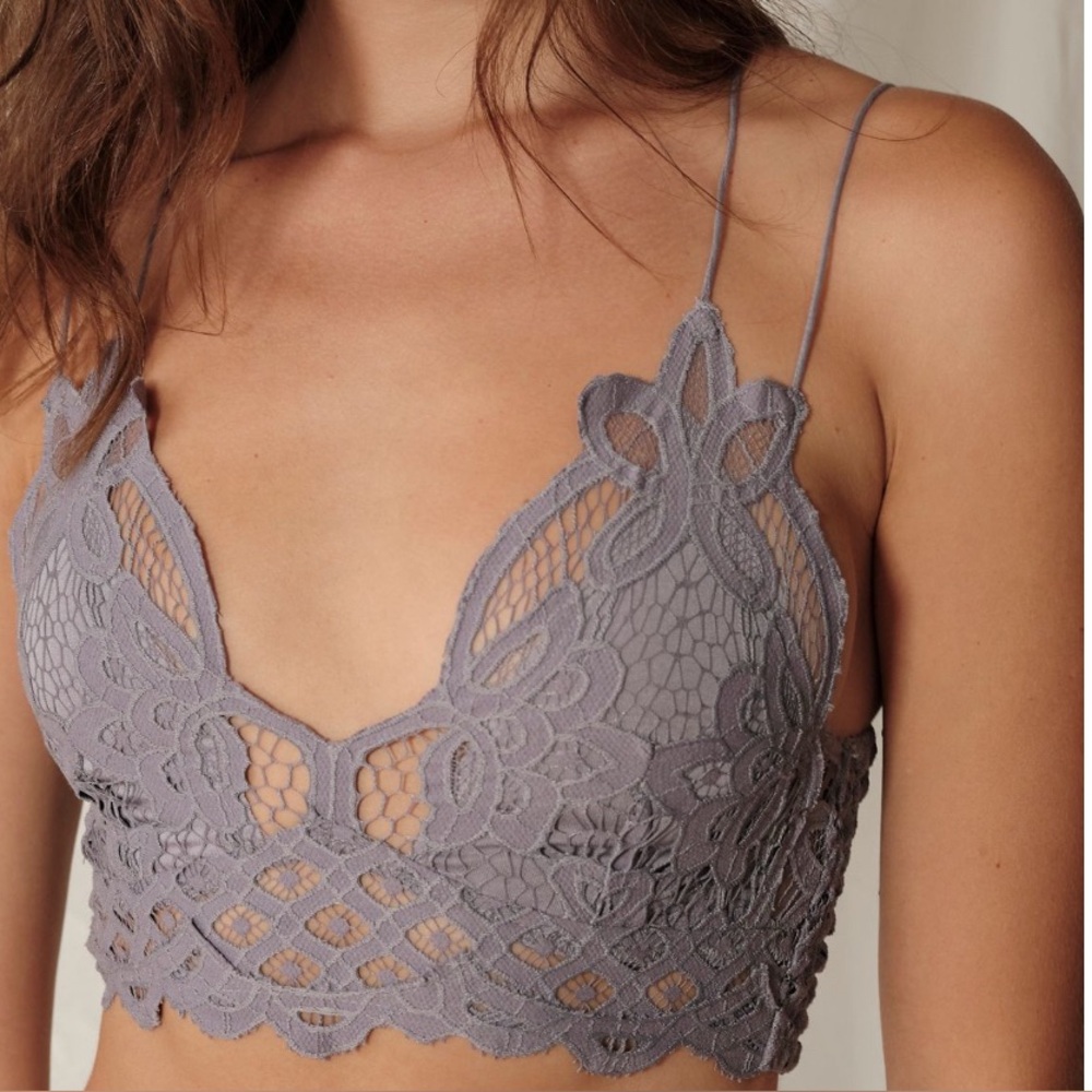 Free People FP One Adella Bralette in Slate